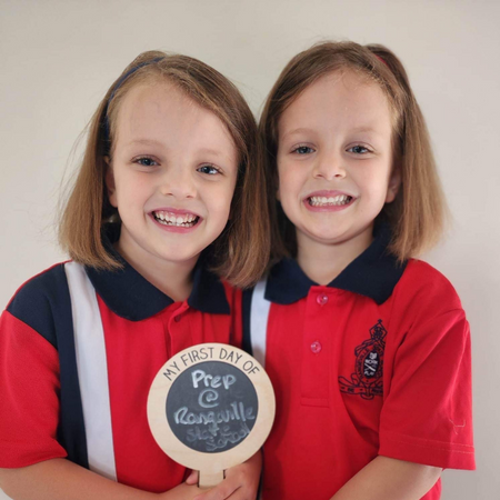 Miracle twins Evie and Zoe defy odds to start school together