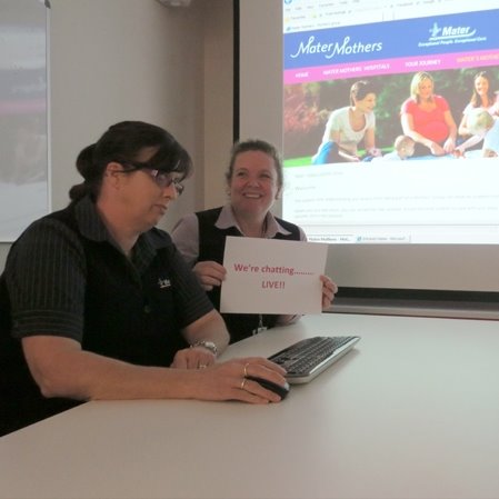 Breastfeeding web chat a great success