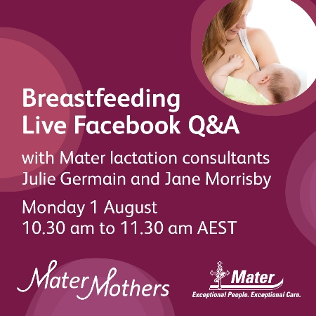 Celebrate World Breastfeeding Week—chat live with our breastfeeding experts today at 10.30 am!