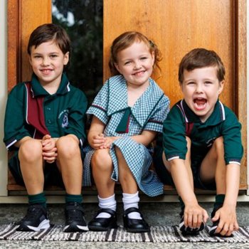Miracle triplets Kennedy, Austin and Zac ready for school 