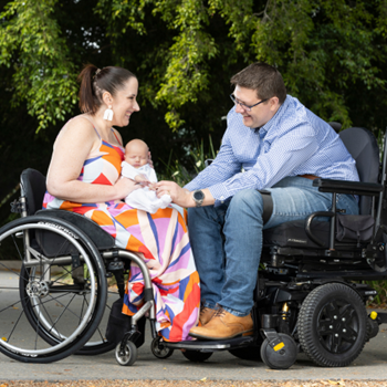 Baby Layla a ‘dream come true’ for couple with disability