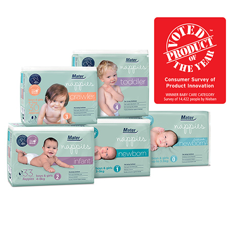 Exclusive online offer—receive a bonus packet of nappies